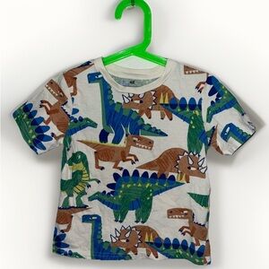 Kids Dinosaur Print T-Shirt - Multicolor